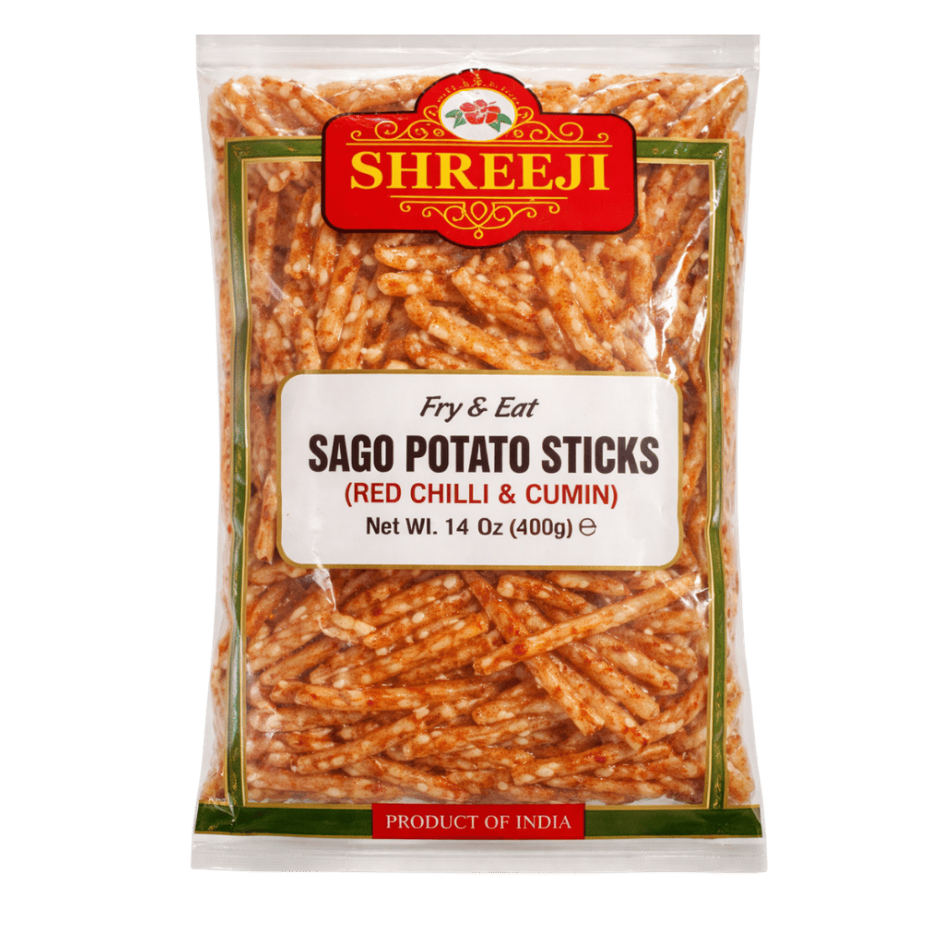 Shreeji Sago Potato Chips Red Chilli & Cumin Mix 400 g buy online USA - 1